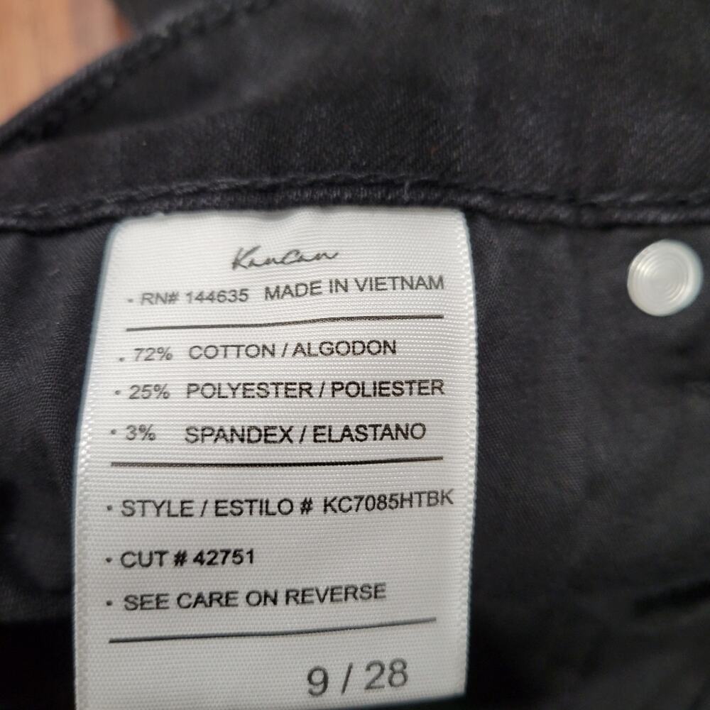 Kancan Fort Lee High Rise Black Skinny Jeans Size 9/28 - Picture 5 of 8